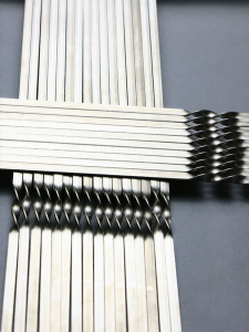 CHUANCHUANHENMANG | Stainless Steel Thickened Grill Skewers 34cm