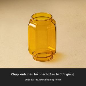 JISU | Đế Nến Thủy Tinh Màu Đào Với Đế Gốm