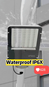 solar street light outdoor waterproof IP68 street lamp 9730LED solar light 300000W High brightness spotlight with remote control Decorate the garden courtyard Stable Lighting