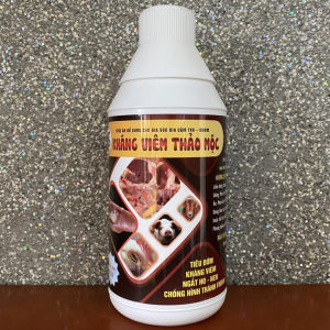 KHÁNG SINH THẢO MỘC Tiêu  Đờm Ngắt Ho Hen Tăng Đề Kháng Vật Nuôi - Chai 1 Lít