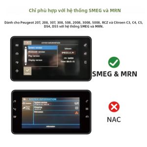 Bộ Kit Module Giải Mã Carplay Không Dây Android Auto Nâng Cấp Mới Dành Cho Peugeot Citroen DS4 DS3 308 508 208 2008 Picasso 208 C4 Của AUTOABC