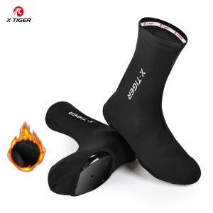 X-TIGER Winter Cycling Shoes Cover Thermal Fleece MTB Bike Overshoes Waterproof waterproof shoes covers sports cycling overshoes
