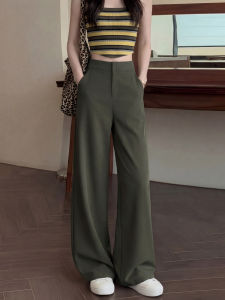 YAYANGREN | Thin Straight Leg Wide Fit Summer Trousers for Petite Women