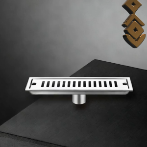 Saringan Got Panjang Tile Insert Linear Stainless SUS 304 Smart Floor Drain