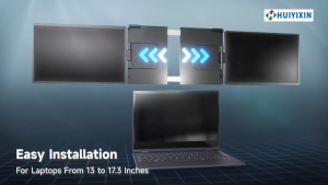 Triple Portable Monitor 14 Inch 1920*1080 Double Screen3 จอพกพา ขยายจอแล็ปท็อป