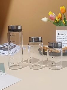Glass Spice Jars Organizer Seasoning Condiment Bottle Containers Salt and Pepper Shakers Storage Holder Kitchen Supplies