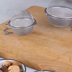 SG 304 Stainless Steel Seasoning Ball Soup Bag Tea Filter Ball Mesh Herbal Ball Tea Spice Strainer balls