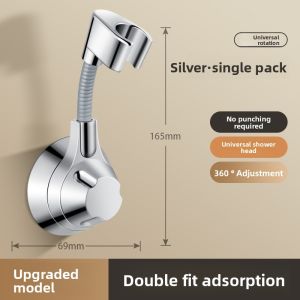 MONLEYTA | Powerful German Suction Shower Head Holder Adjustable Base No Drilling Needed Bathroom Shower Fixed Bracket Universal