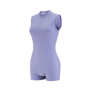 Speedo | Sleeveless Scoop High Neck Plus Size Square Leg One-Piece Swimwear