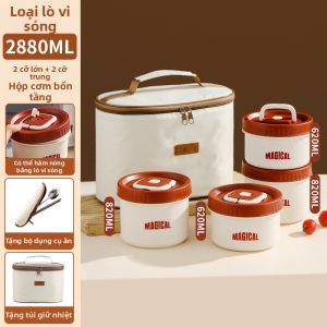 Hộp Cơm Inox Cách Nhiệt An Toàn Khi Sử Dụng Lò Vi Sóng