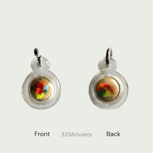 Thai Amulet Lp Moon chanting bead waterproof casing Buddha Buddhism