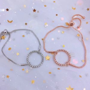 Her Jewellery Looped Bracelet - Luxury Crystal Embellishments plated with 18K Gold