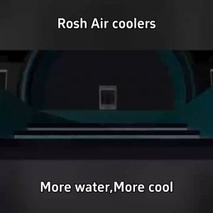 Rosh Air Cooler  พัดลมไอเย็น ขนาดความจุ 120ลิตร มั่นใจคุณภาพมีมาตราฐาน มอก. แอร์เคลื่อนที่ พัดลมแอร์ ประหยัดไฟ ระบายความร้อน พัดลมไอน้ำ