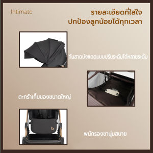 baobaohao ck2 รถเข็นเด็ก กว้างและขยายที่นั่งหมุน 360° กรอบอลูมิเนียมอัลลอยด์ 2 ทาง มีของแถม