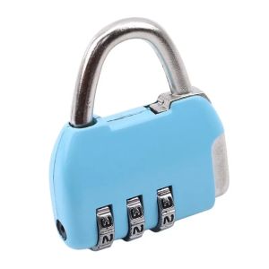 3-Digit Combination Code Padlock Luggage Zipper Bag Backpack Helmet Basket Lock Mountaineering Buckle Outdoor Firm Durable Lock