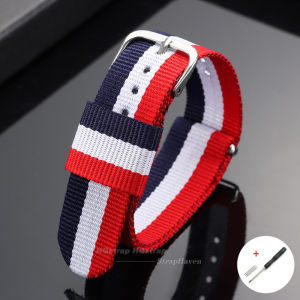 Nylon Canvas Watch Strap 16mm 18mm 20mm for Huawei GT6/5/4 Universal Bracelet for Xiaomi S3 S4 Sport Wristband Women Men Band