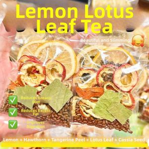 Fat Loss Lemon Lotus Leaf Hawthorn Rose Chrysanthemum Cassia Tea Herbal Tea
