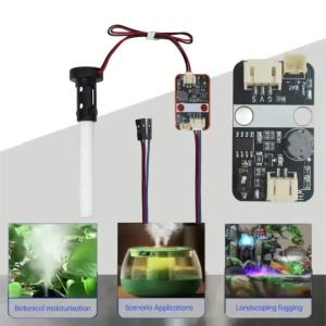 Programmable Humidifier Module Small Ultrasonic Atomizer Module 108KHz Ceramic Humidifier for Arduino ESP32 Raspberry Pi