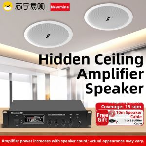 Newman Wireless Bluetooth Ceiling Speaker 3D Surround Home Shop Broadcast Horn 310 Easy Setup Retail Quality Sound Home Use