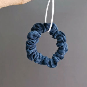 Dây Buộc Tóc Cotton Co Giãn Cao Bền Bỉ Kiểu Pháp Cổ Điển Cho Phụ Nữ Dây Buộc Tóc Bằng Da Dê Thường Ngày Đa Năng Cho Đi Làm