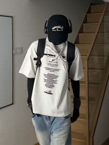 Heavyweight Pure Cotton round Neck Short Sleeve T-Shirt Mens Style 2025 Summer Oversize Loose Fit White Top Casual Wear