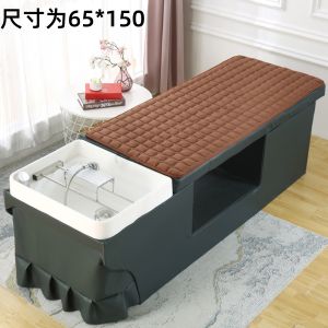 Non-Slip Thai Style Hair Washing Bed Mat for Beauty Salons Universal Mat Soft Polyester Fiber Bedding Pad Support Customization