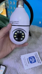 Camera Yoosee wifi HK211 Bóng Đèn xoay 360 lắp trong nhà