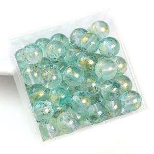 Handmade Glass Bi-Color Jade Fragments Beads Loose Beads Bracelet DIY Materials Handmade Stringing Beads Ear Jewelry Lacquer