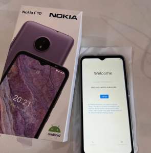 NOKIA C10 DUAL SIM QUADCORE ANDROID SMARTPHONE PURPLE-OPEN LINE