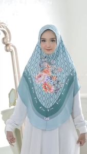 Hijab Instan Jumbo Printing Amaliah Bahan Jersey Barbara By Fals
