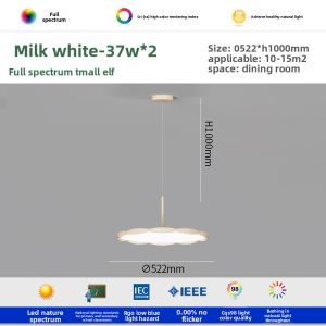 PARSA | Cream Style Minimalist Creative Popular Full Spectrum Eye-care Pendant Light