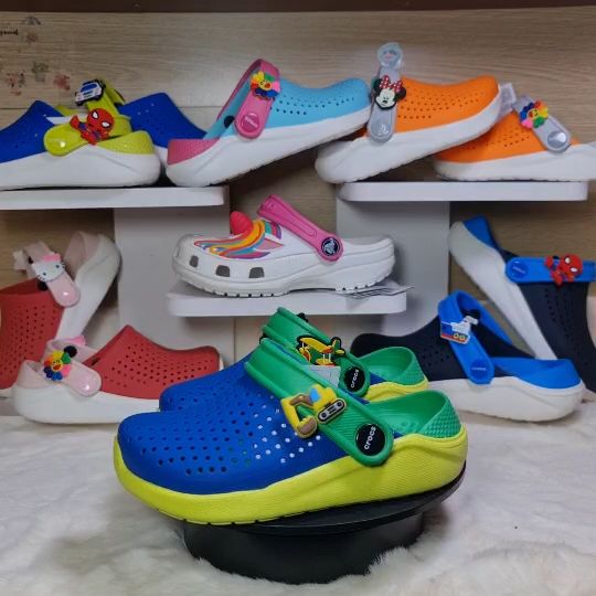Best Promotion Buy Free Jibbitzs) Crocs LiteRide Clog เด็ก สี