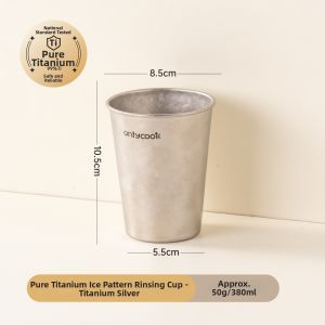 onlycook | Titanium Portable Cups for Home Travel Kids Couples