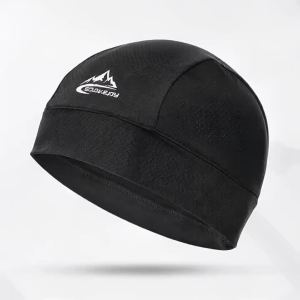 Cycling Beanie Skull Cap Motorcycle Under Helmet Liner Hat Sweat-Wicking Quick Dry Breathable Sports Run Caps Bandana Headscarf