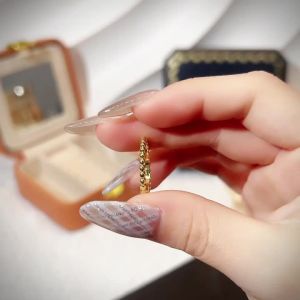 Huitan Metal Beads Rings for Women 4 Colors Available Fashion Versatile Accessories for 5 Fingers Minimalist Ring Simple Jewelry
