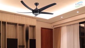 MT Edma 56in Alto Kipas Angin Lampu Gantung Plafon dengan LED 15W dan Remote Control