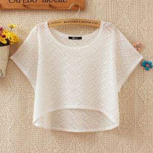 ทำให้กับคุณสามารถรับรู้และทำงานได้ง่าย เสื้อคลุมตัวเล็กแขนสั้นสำหรับฤดูร้อน เสื้อคลุมกันแดด เสื้อกั๊กตัวเล็กแมตช์ ตะวันตก