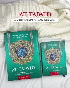 AL-QURAN TAJWID MUDAH UNTUK PEMULA UKURAN A5 ( 15 X 21 CM ) SEUKURAN BUKU TULIS | BISA COD