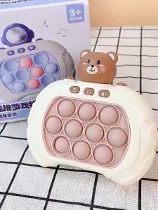 【READY STOCK】Pop It Pro Quick Push Bubbles Game Console Toys Speed Push Up Electronic Funny Whac-A-Mole Toys Kids Decompression toy