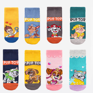 ของแท้ PAW Patrol ถุงเท้าเด็กชายหญิง Ryder Chase Skye Rubble Marshall Everest Rocky Zuma ถุงเท้าฤดูใบไม้ร่วงของขวัญวันเกิดเด็ก