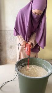 mesin bor adukan kerupuk alat pengaduk adonan krupuk mixer