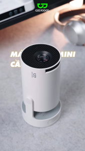 Máy chiếu siêu di động GOOJODOQ HY300 Android 11 Có loa Góc tự do 270° Bluetooth 5.0 Màn hình lớn 130 inch