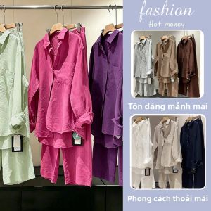 LIANGYILAILIN | Bộ Đồ Stylish Hai Mảnh Thoải Mái