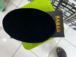 House of Geefa -Songkok Sabar Tanpa AC Kopyah Hitam Polos Premium - Peci Kopiah Kopyah Sabar Beludru Nasional Anak dan Dewasa