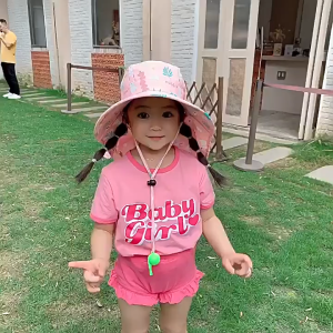 SG EmmAmy® Big Brim Kids Sun Hat UV Protection Sunshade Hat Breathable Fisherman Hat Neck Protection