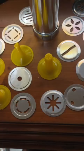 Cetakan Kue Biskuit NAGAKO MARCATO Atlas - 20 Cetakan Stainless Steel, Mudah Digunakan