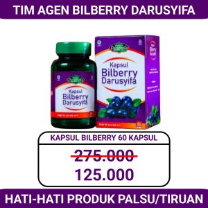 BILLBERRY DARUSYIFA Herbal Alami Bantu Atasi Gangguan Mata Resmi BPOM Bisa COD