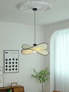 Silent Style Chandelier French Restaurant Chandelier Living Room Fabric Lamp