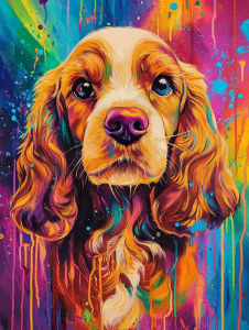 Oil Painting By Numbers Various Lovely Dog Number Drawing Canvas DIY Pictures By Numbers Home Decor