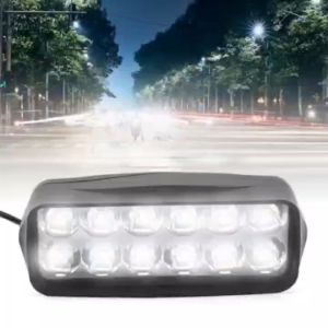 Super Bright LED Motorcycle Headlights Ebike Headlight 12/16/30 Lamps 12V-80V Waterproof Fog Spotlight Headlights